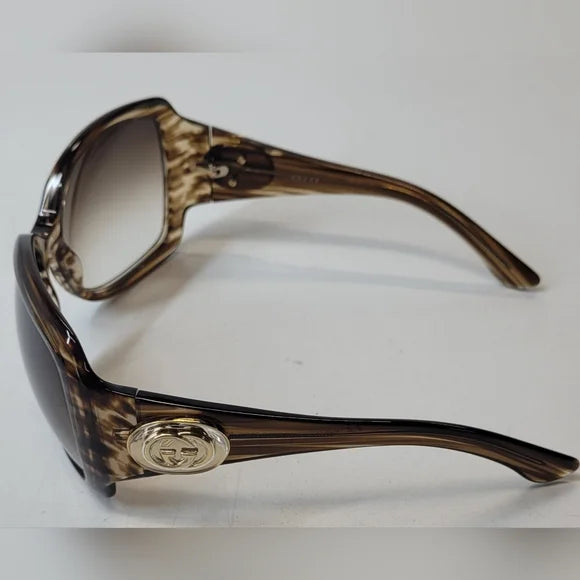 Gucci Interlocking G Brown Sunglasses