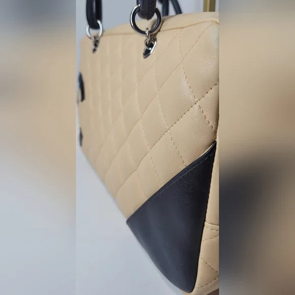 Chanel Lambskin Cambone Bowler Bag