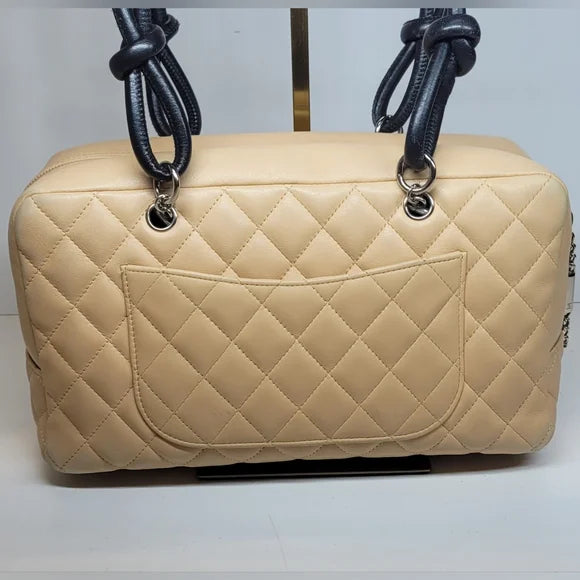 Chanel Lambskin Cambone Bowler Bag