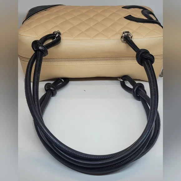 Chanel Lambskin Cambone Bowler Bag