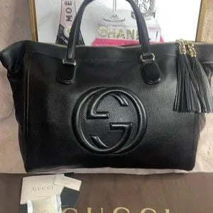 Like new! Stunning Gucci Soho XL double tassels zippered handbag🔥