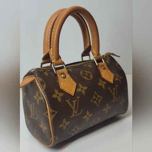 Louis Vuitton Brown Monogram Mini Sac HL Speedy