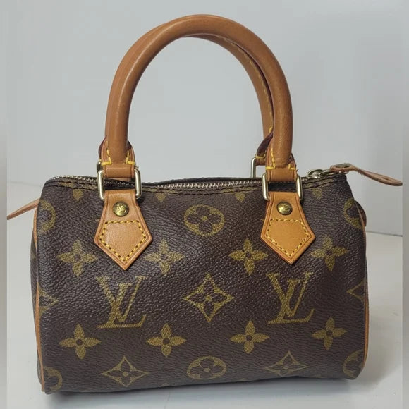 Louis Vuitton Brown Monogram Mini Sac HL Speedy
