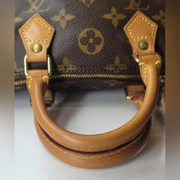 Louis Vuitton Brown Monogram Mini Sac HL Speedy