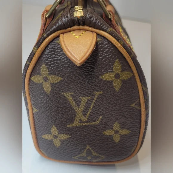 Louis Vuitton Brown Monogram Mini Sac HL Speedy