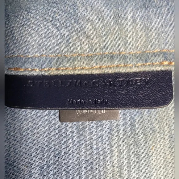 Stella McCartney 2 Way Blue Eco Denim Tote Bag with 2 Piece