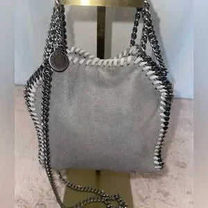 Stella McCartney grey Vegas leather crossbody