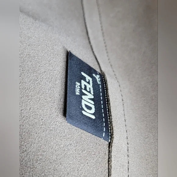 Fendi F is Fendi Blue Leather Shopping Tote Bag with 2 Piece