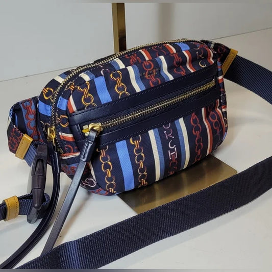 Tory Burch Perry Nylon Print Belt Bag
