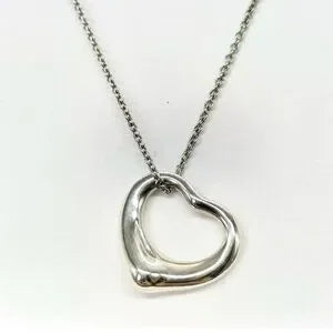 Tiffany & Co staring silver heart necklace