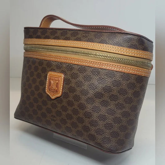 Celine Brown Monogram Handbag