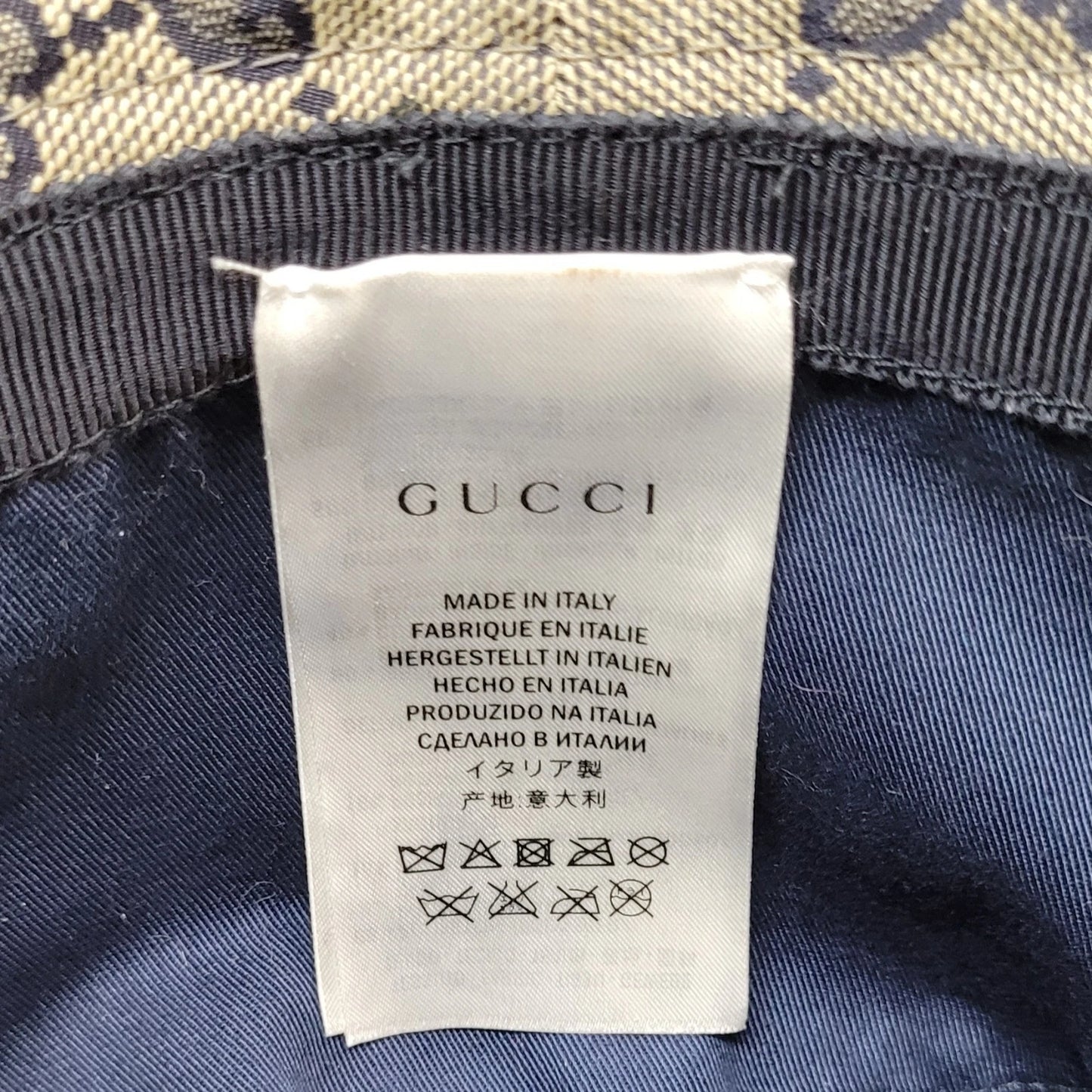 Gucci GG Supreme Youth Bucket Hat Medium