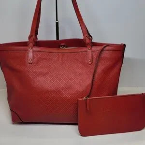 Gucci Diamante Craft Leather Tote Handbag Handbag