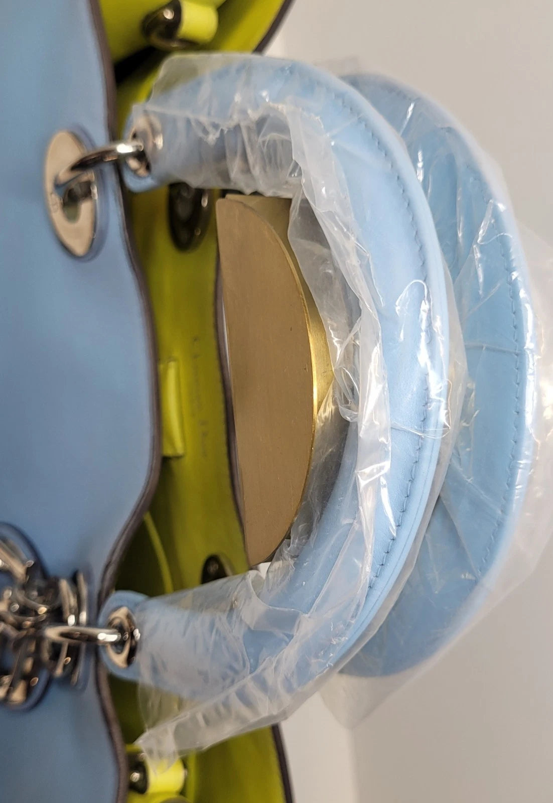 Christian Dior Diorissimo BiColor Leather Handbag w/ 2nd Piece