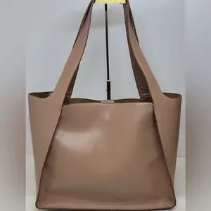 Stella McCartney large logo signature bag with extra wristlet