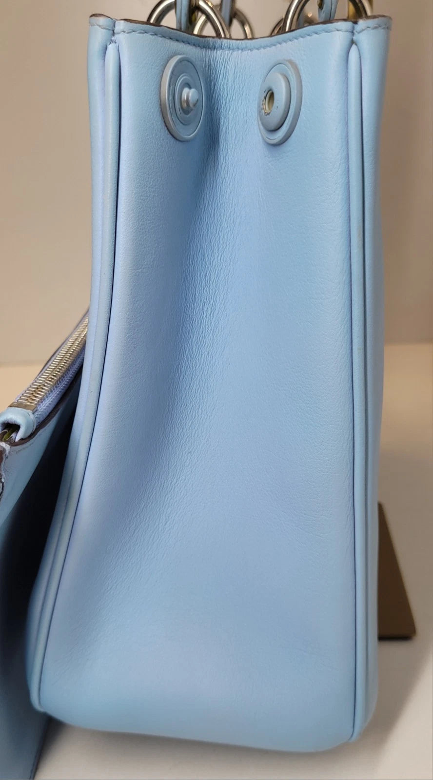 Christian Dior Diorissimo BiColor Leather Handbag w/ 2nd Piece