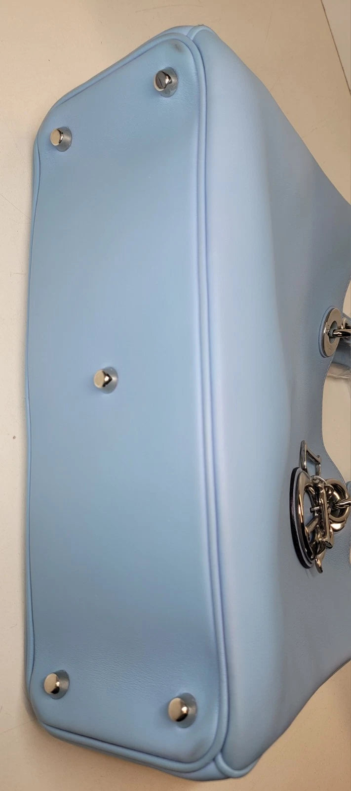 Christian Dior Diorissimo BiColor Leather Handbag w/ 2nd Piece