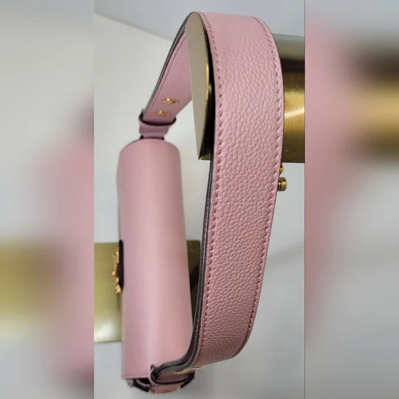 Versace Virtus Pink Calf Leather Handbag NWOT