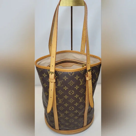 Louis Vuitton Brown Monogram GM Bucket Bag