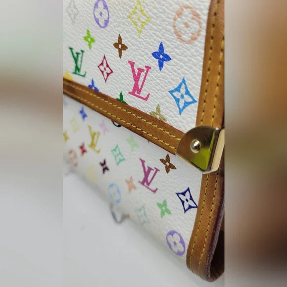 Louis Vuitton Murakami Multicolor Monogram Leather Porte Tresor Long Wallet