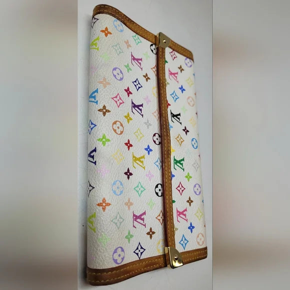 Louis Vuitton Murakami Multicolor Monogram Leather Porte Tresor Long Wallet