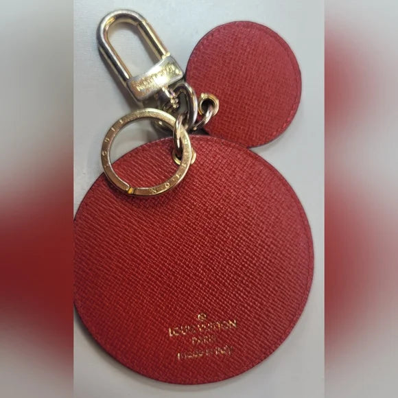 Louis Vuitton Denim Key Ring / Bag Charm