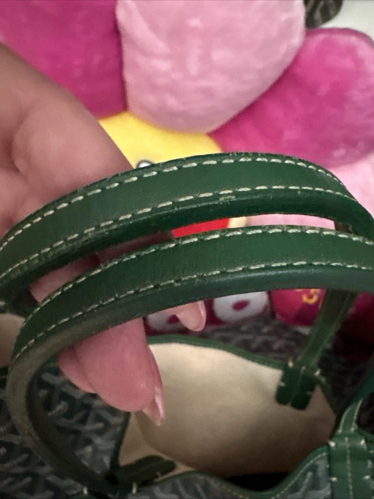 Goyard Saint Louis Tote Coated Canvas MM With Wristlet