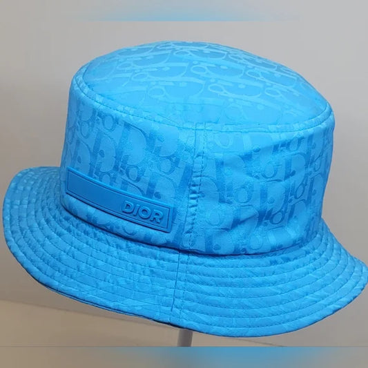Christian Dior Teal Blue Bucket Hat