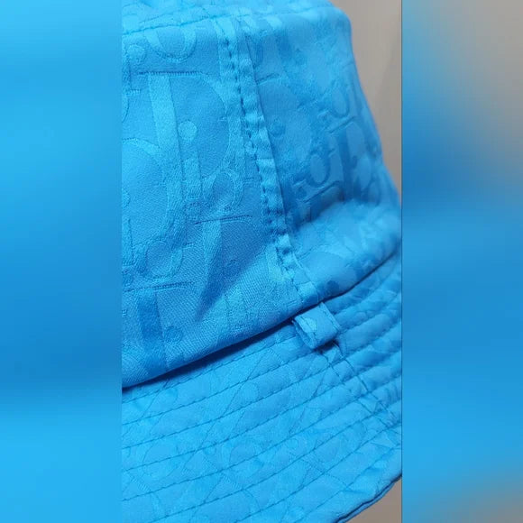 Christian Dior Teal Blue Bucket Hat