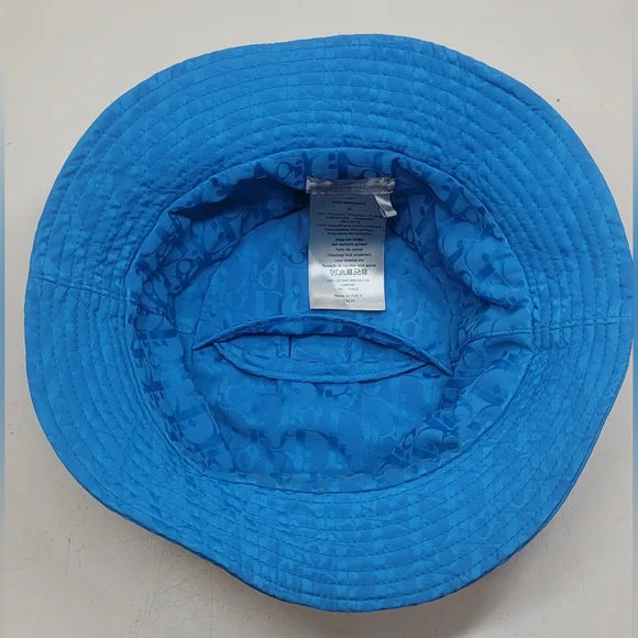 Christian Dior Teal Blue Bucket Hat