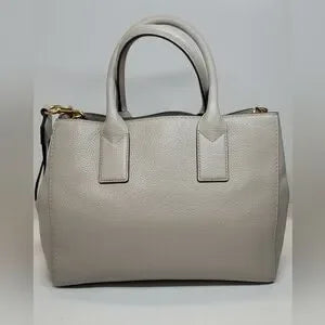 Like new Marc Jacobs Light Grey Gotham Tote with Cotton Strap