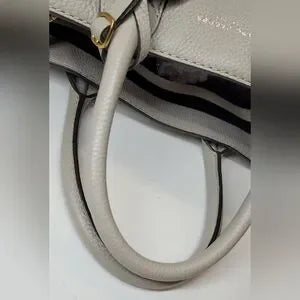 Like new Marc Jacobs Light Grey Gotham Tote with Cotton Strap