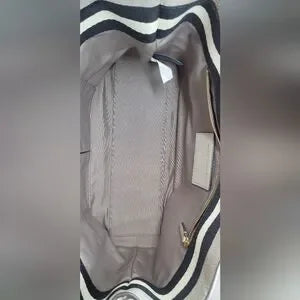 Like new Marc Jacobs Light Grey Gotham Tote with Cotton Strap