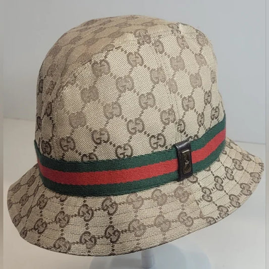Gucci GG Supreme Sherry Line Bucket Hat