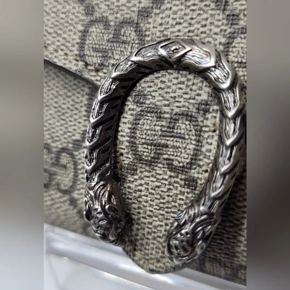 Brand new Gucci GG mini Supreme Dionysus Coin Purse on a chain/wallet
